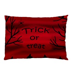 Trick or treat - black cat Pillow Case (Two Sides)