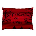 Trick or treat - black cat Pillow Case (Two Sides) Back