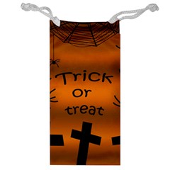 Trick Or Treat - Cemetery  Jewelry Bags by Valentinaart