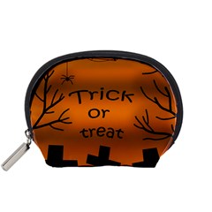 Trick Or Treat - Cemetery  Accessory Pouches (small)  by Valentinaart