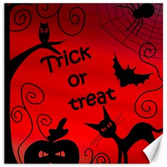 Trick Or Treat - Halloween Landscape Canvas 16  X 16   by Valentinaart