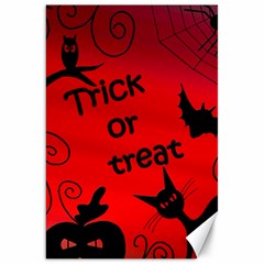 Trick Or Treat - Halloween Landscape Canvas 20  X 30   by Valentinaart