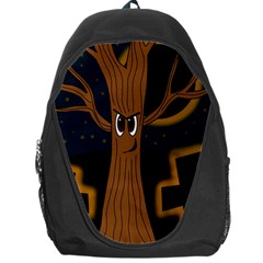 Halloween - Cemetery Evil Tree Backpack Bag by Valentinaart