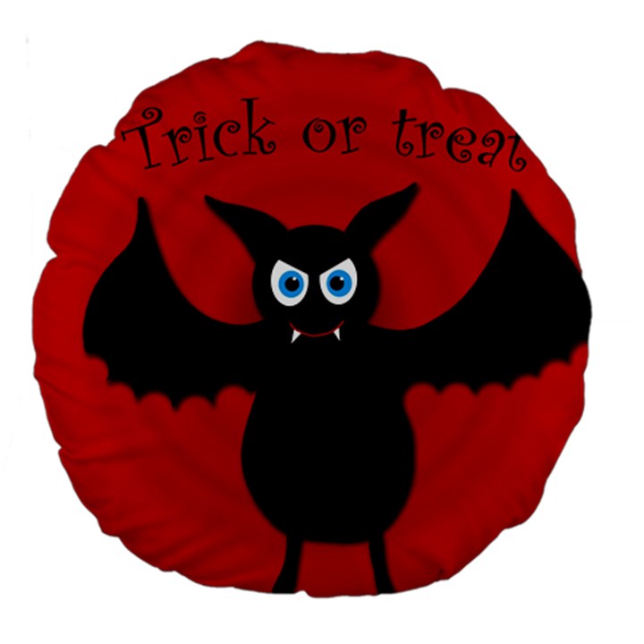 Halloween bat Large 18  Premium Round Cushions