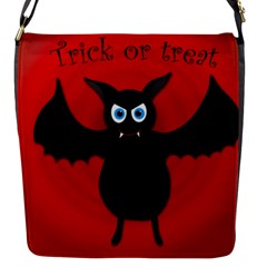 Halloween Bat Flap Messenger Bag (s) by Valentinaart