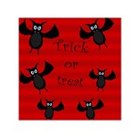 Halloween bats  Small Satin Scarf (Square) Front