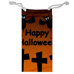 Happy Halloween - Bats On The Cemetery Jewelry Bags