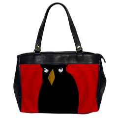 Halloween - Old Raven Office Handbags by Valentinaart