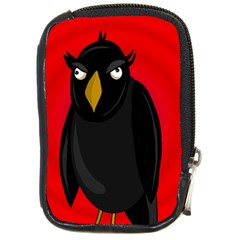 Halloween - Old Raven Compact Camera Cases by Valentinaart