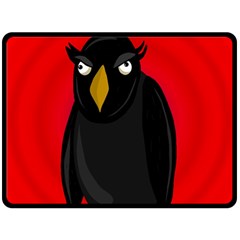 Halloween - Old Raven Fleece Blanket (large) 