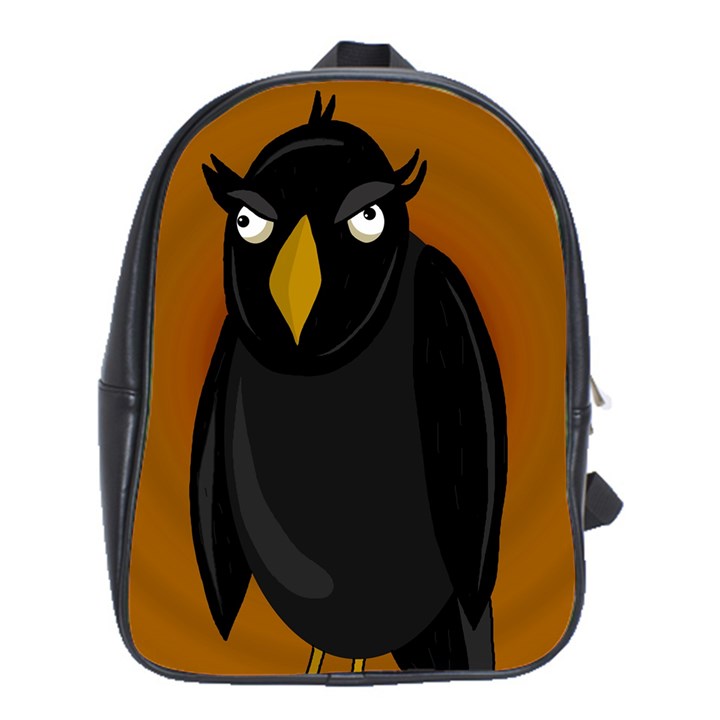 Halloween - old black rawen School Bags (XL) 