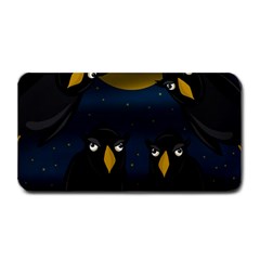 Halloween - Black Crow Flock Medium Bar Mats by Valentinaart