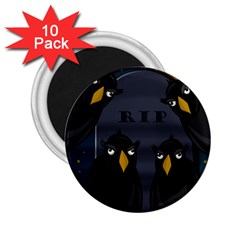 Halloween - Rip 2 25  Magnets (10 Pack)  by Valentinaart