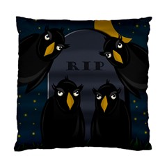 Halloween - Rip Standard Cushion Case (two Sides) by Valentinaart