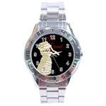 Halloween mummy   Stainless Steel Analogue Watch Front