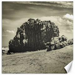 Big Rock At Praia Malhada Jericoacoara Brazil Canvas 20  X 20   by dflcprints