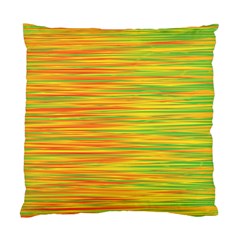 Green And Oragne Standard Cushion Case (one Side) by Valentinaart