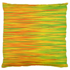Green And Oragne Standard Flano Cushion Case (one Side) by Valentinaart
