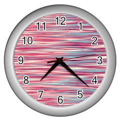 Gentle design Wall Clocks (Silver) 