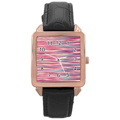 Gentle design Rose Gold Leather Watch 