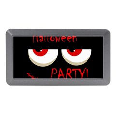 Halloween Party - Red Eyes Monster Memory Card Reader (mini) by Valentinaart