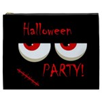 Halloween party - red eyes monster Cosmetic Bag (XXXL)  Front