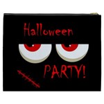 Halloween party - red eyes monster Cosmetic Bag (XXXL)  Back