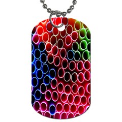 Pexels Pink Green Pipe Jpeg Dog Tag (One Side)