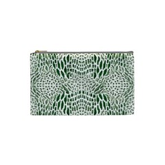 GREEN REPTILE SCALES Cosmetic Bag (Small) 