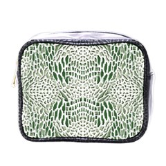 Green Reptile Scales Mini Toiletries Bags