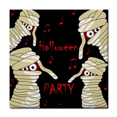 Halloween Mummy Party Tile Coasters by Valentinaart