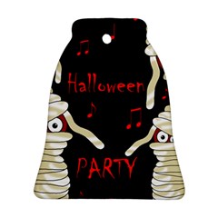 Halloween Mummy Party Ornament (bell)  by Valentinaart