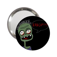 Halloween Zombie 2 25  Handbag Mirrors by Valentinaart