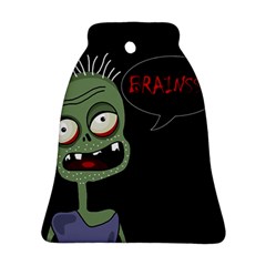 Halloween Zombie Bell Ornament (2 Sides) by Valentinaart