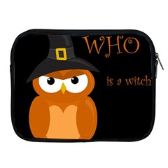 Halloween Witch - Orange Owl Apple Ipad 2/3/4 Zipper Cases by Valentinaart