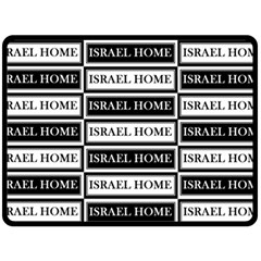 Israel Home Double Sided Fleece Blanket (large)  by BlueDovesLLC