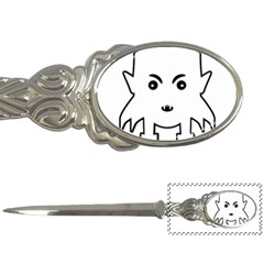 Petit Vampire Cartoon Illustration Letter Openers by dflcprints