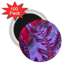 Freaky Friday Red  Lilac 2 25  Magnets (100 Pack)  by Fractalworld