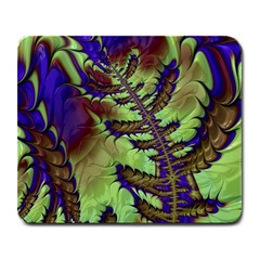 Freaky Friday, Blue Green Large Mousepads