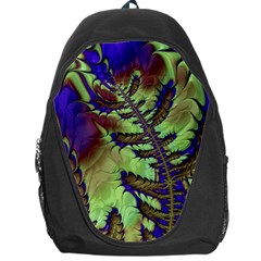 Freaky Friday, Blue Green Backpack Bag by Fractalworld