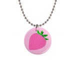 Strawberry Button Necklaces