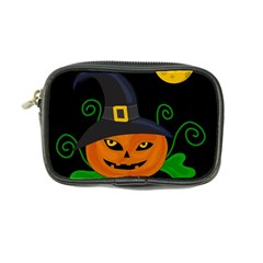 Halloween Witch Pumpkin Coin Purse by Valentinaart