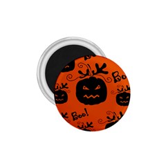Halloween Black Pumpkins Pattern 1 75  Magnets by Valentinaart