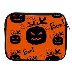 Halloween Black Pumpkins Pattern Apple Ipad 2/3/4 Zipper Cases by Valentinaart