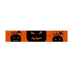 Halloween black pumpkins pattern Flano Scarf (Mini) Front