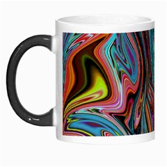 Brilliant Abstract In Blue, Orange, Purple, And Lime-green  Morph Mugs by digitaldivadesigns