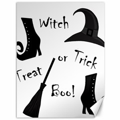 Halloween Witch Canvas 36  X 48   by Valentinaart