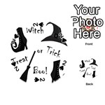 Halloween witch Playing Cards 54 (Round)  Front - Spade2