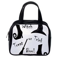 Halloween Witch Classic Handbags (one Side) by Valentinaart