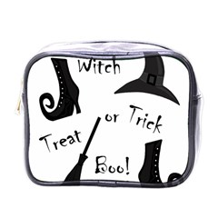 Halloween Witch Mini Toiletries Bags by Valentinaart